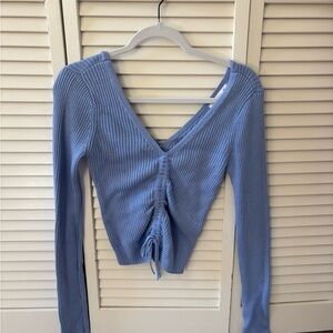Hollister Light Blue Knit Top